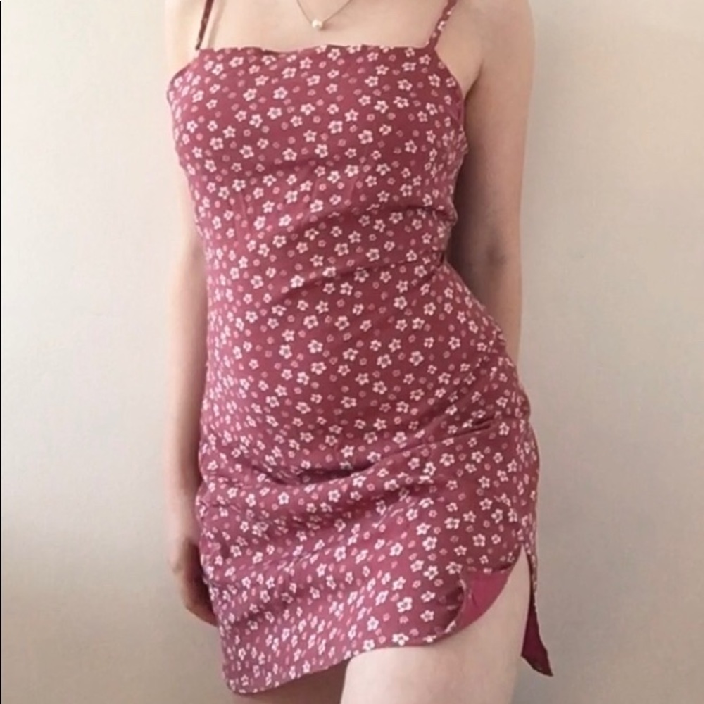 🍑 LA Hearts Peachy Slit Minidress 🍑